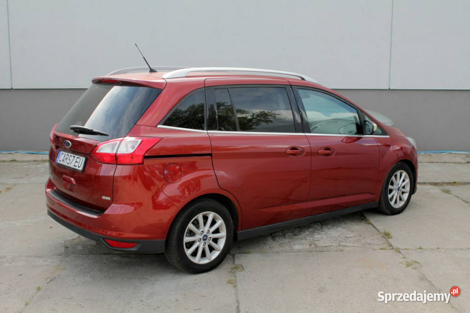 Ford Grand C Benzyna park assist nawigacja podgrzewane fotele Szczecin sprzedam