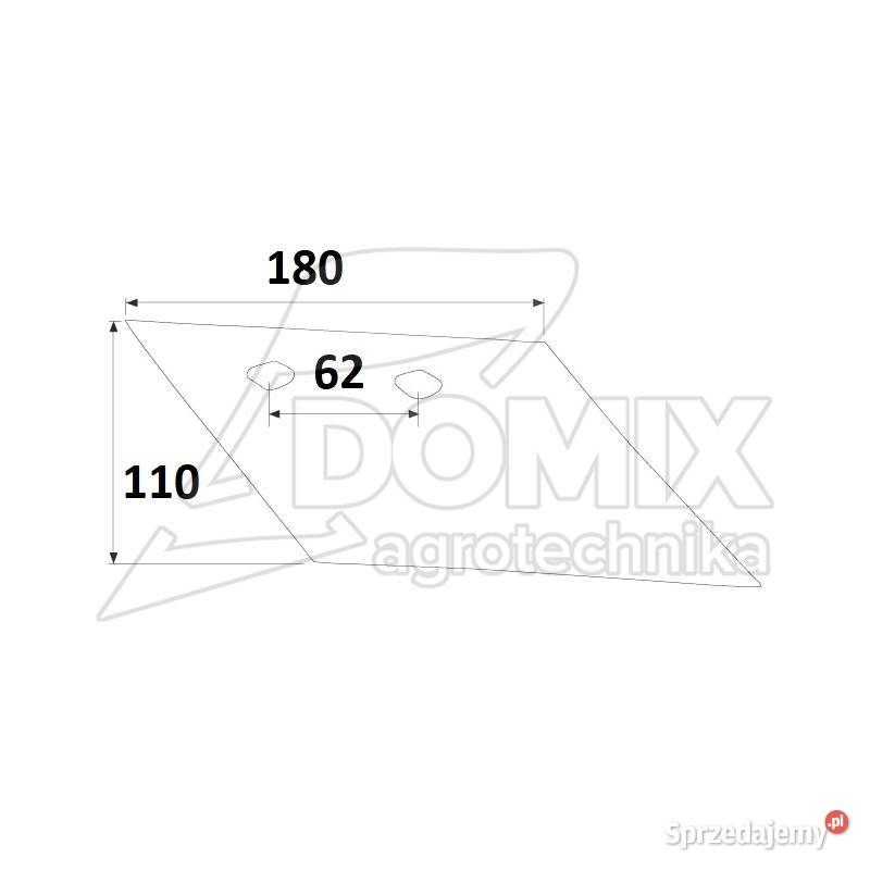 Lemieszyk przedpłużka Kuhn 631100 631101 Kawnice