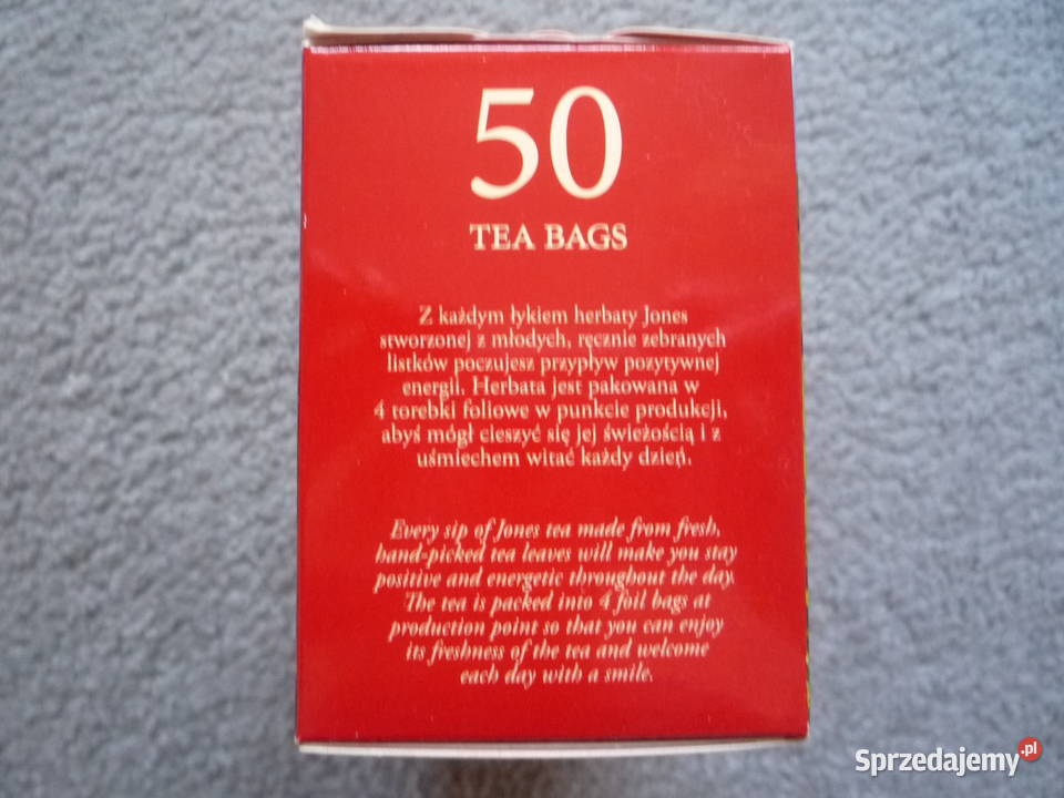 Jones Classic herbata czarna ekspresowa 100g 50 Szczecin