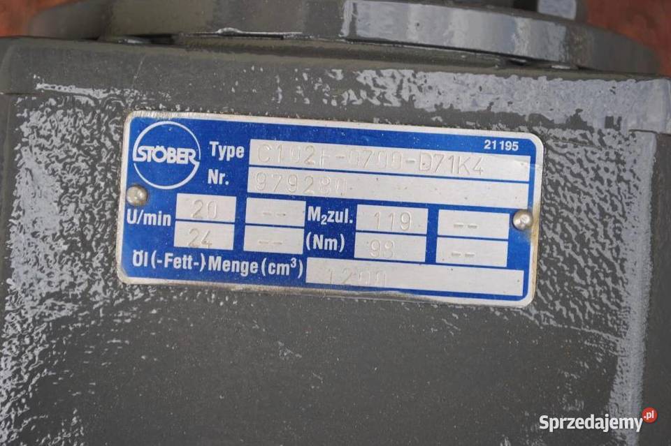 Motoreduktor kołnierzowy 025kw 20obrmin FVAT