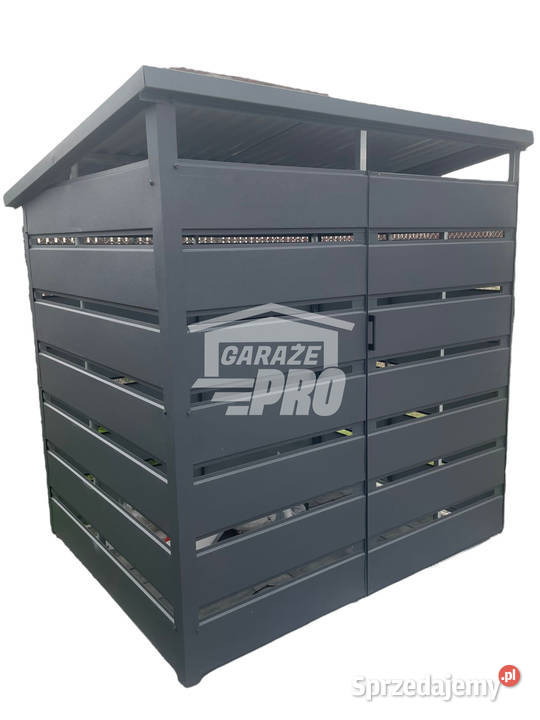 Wiata śmietnikowa spad tył 15x1m Schowek Wrocław sprzedam