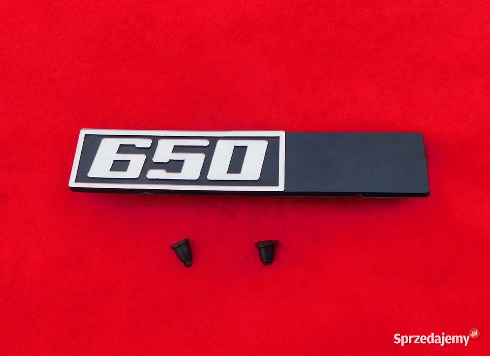 NOWY emblemat znaczek logo napis 650 Polski Fiat Akcesoria samochodowe Tarnów