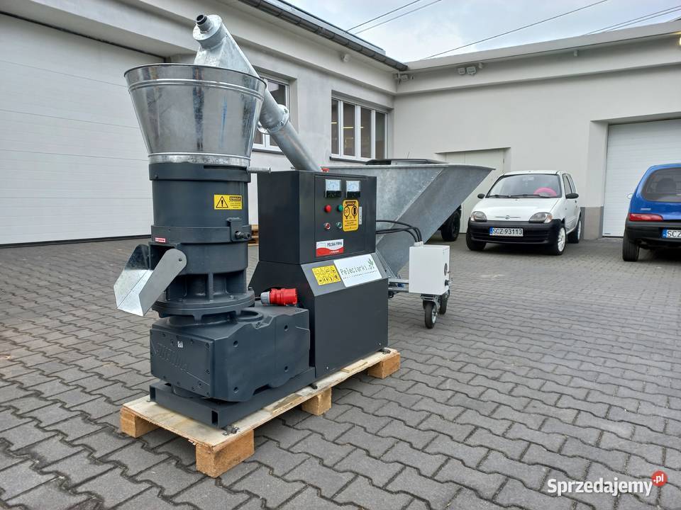 Peleciarka 22 kW Podajnik Mini Linia do Peletu śląskie Zrębice