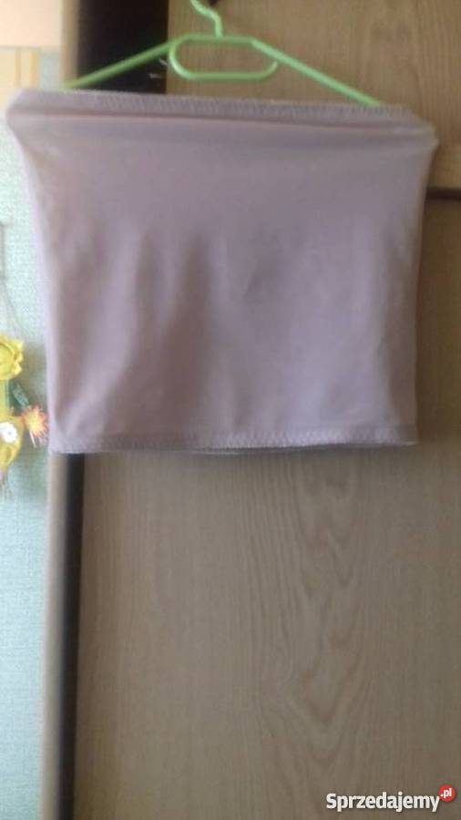 Gorset beżowy ze ściągaczem Body i gorsety