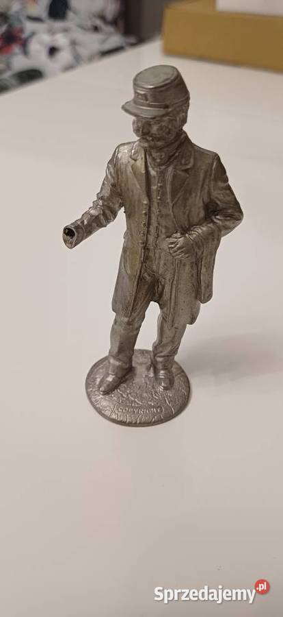 Cynowa figurka kanoniera Pozostałe Warszawa sprzedam