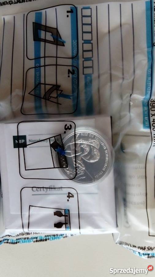 Moneta srebrna 10 2016 r Polska Reprezentacja Mosina