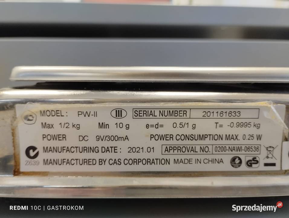 Waga prosta CAS PWII 02 dolnośląskie Wrocław
