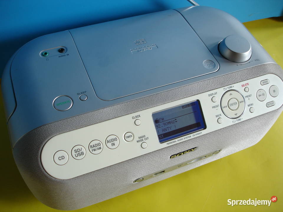 Radioodtwarzacz z CD SONY ZSR100CP Zielona Góra sprzedam