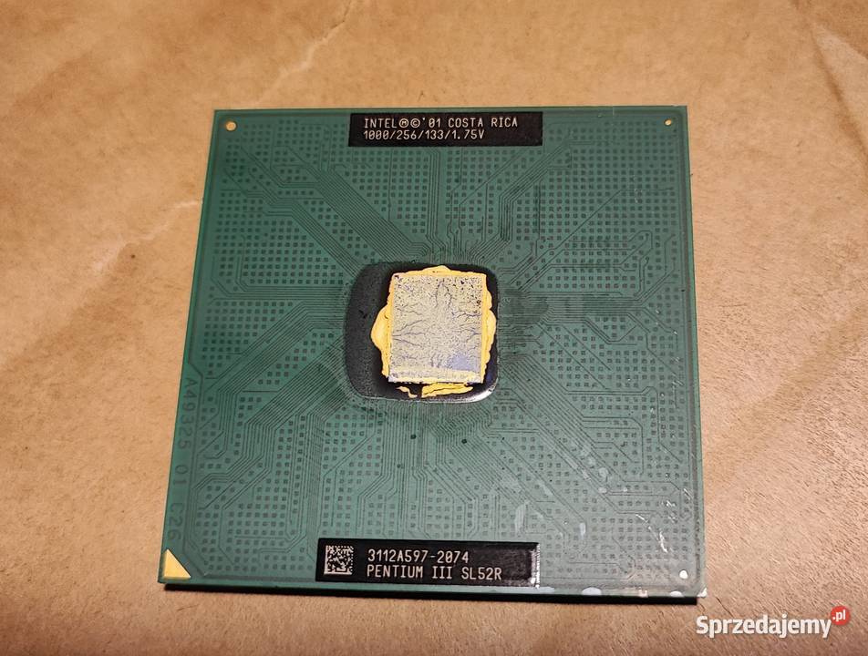 Procesor Intel Pentium III SL52R Pentium Kraków