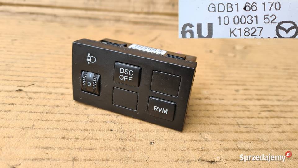 Mazda 6 GH panel włącznik przełącznik DSC RVM Legnica