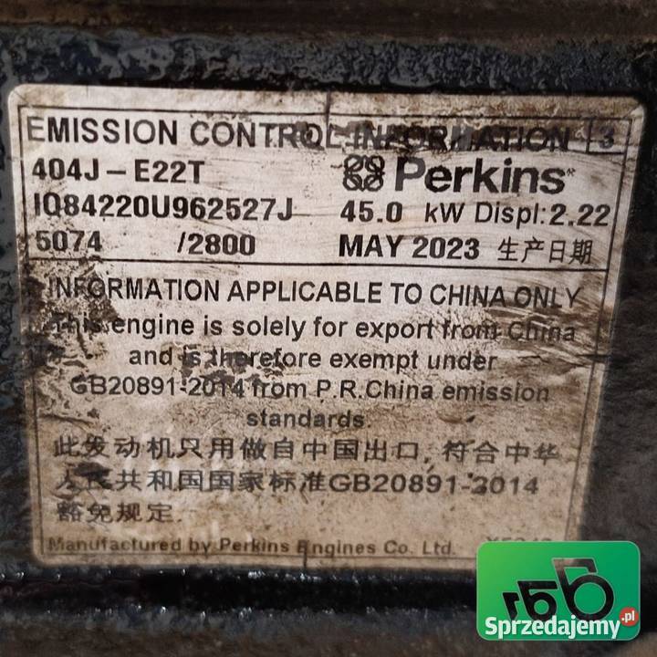 Silnik Perkins 404JE22T MANITOU MH20 Wilkowo sprzedam