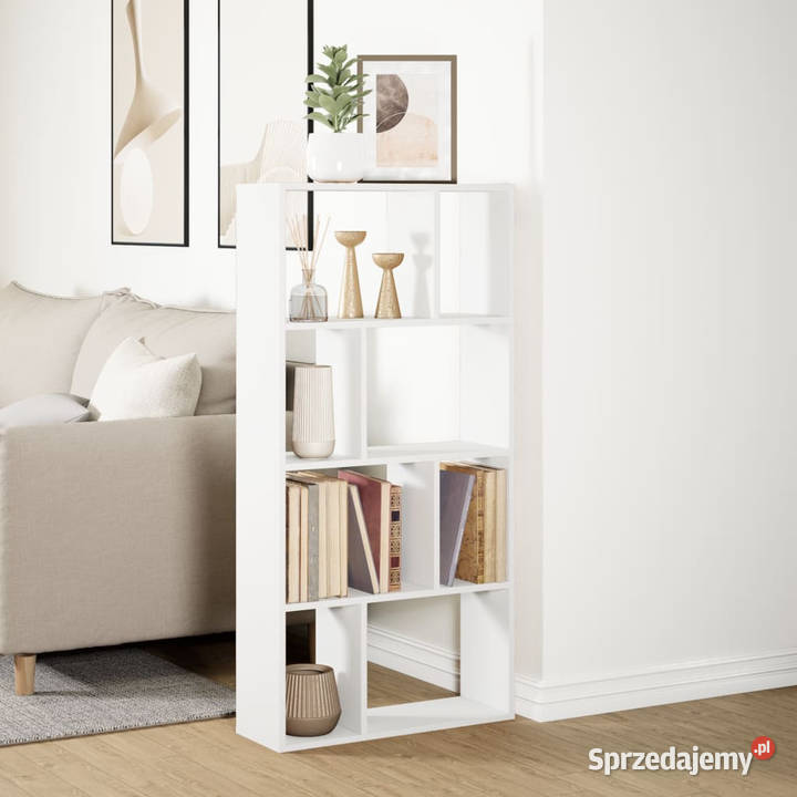 Regał biały 60x20x120 materiał drewnopochodny Warszawa