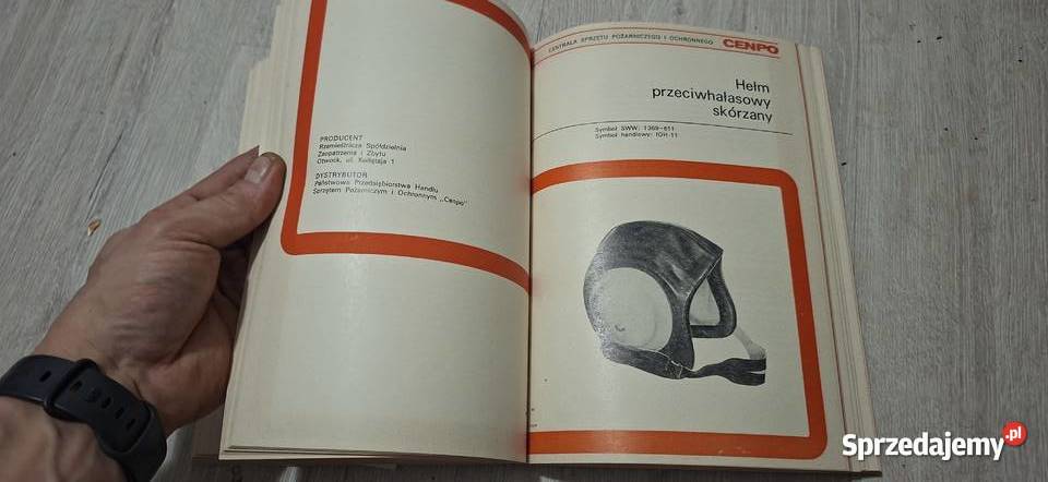 Unikatowy Katalog CENPO 1976 Sprzęt Ochrony wielkopolskie Kalisz