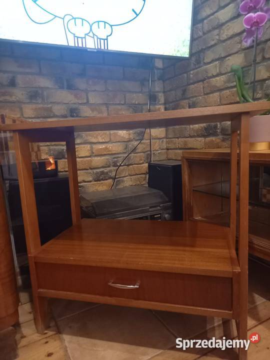 stolik rtv lata 6070 prl fornir Gdańsk