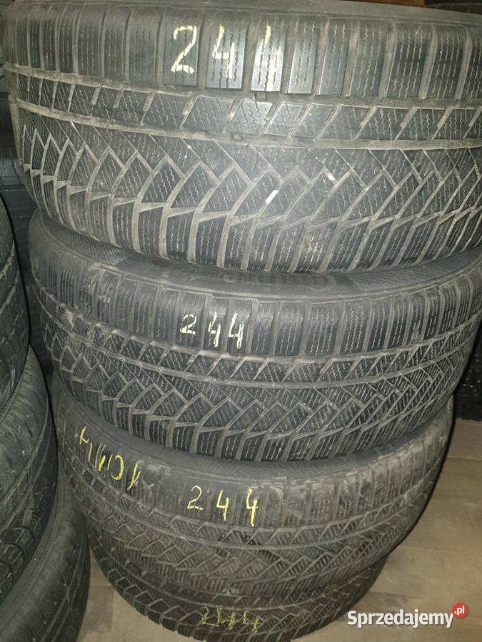 Felgi alu 17 z oponami 22550R17 Continental zima warmińsko-mazurskie Dobre Miasto sprzedam