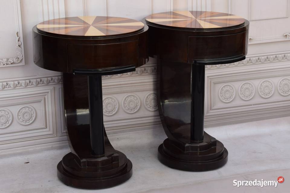 Stoliki Nocne Art Deco Szafki Stół Sypialnia
