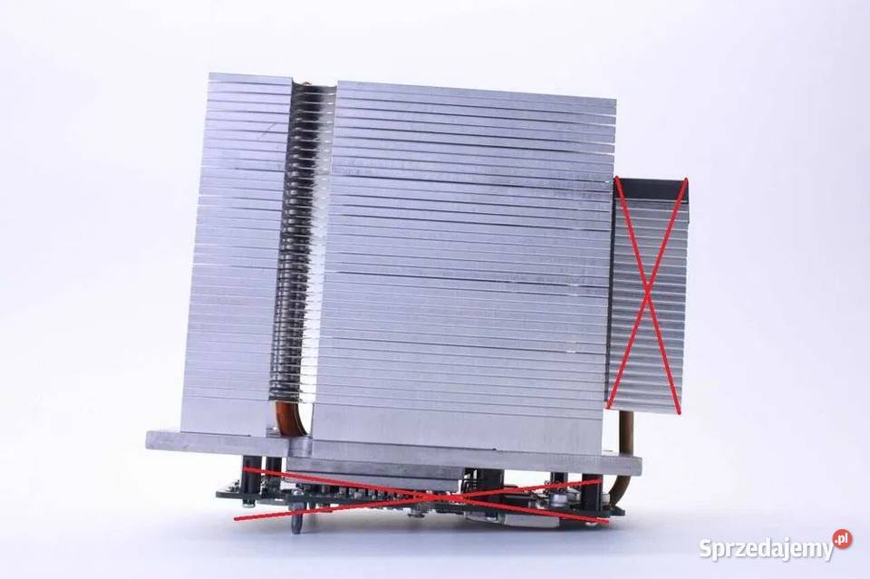 2x Radiator Chłodzenie Procesora Apple G5 CPU Tarnów