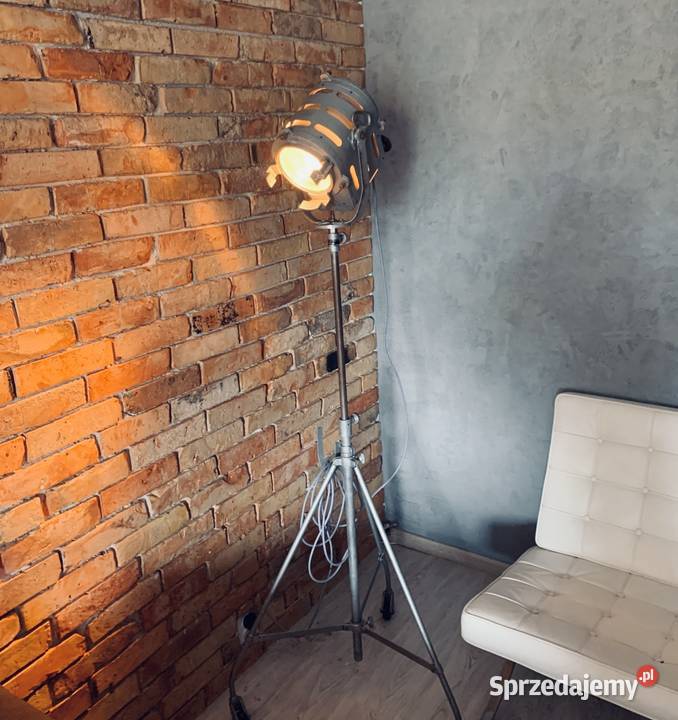 Lampa filmowa PRL loft vintage Poznań