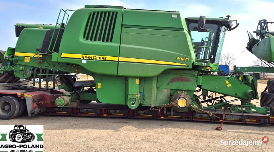 John Deere W 550 4X4 2008 3602 H 61 M nieuszkodzony Kudowa-Zdrój