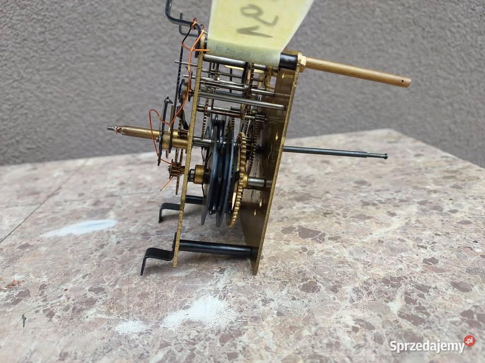 M191 Mechanizm starego zegara ściennego holender Antyki Tczew