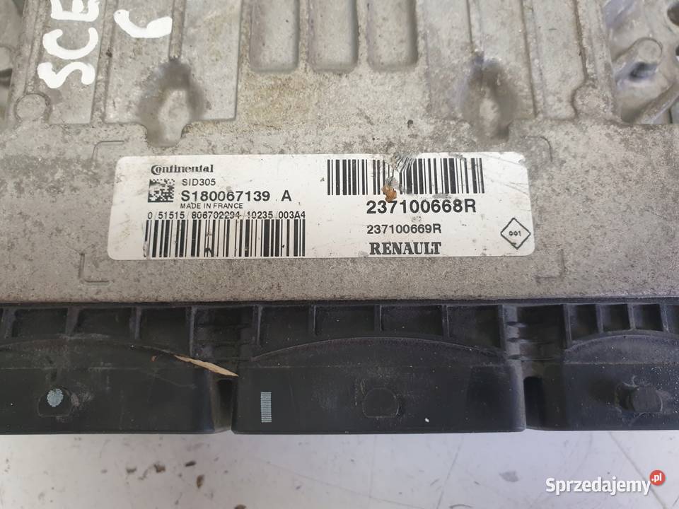 Renault Megane III 15 DCI STEROWNIK SILNIKA osobowe Rudka