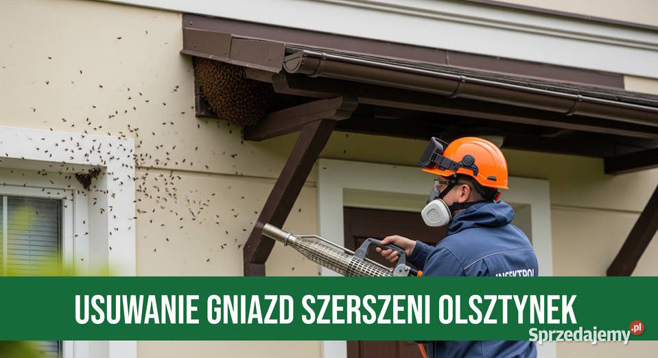 Zwalczanie Szerszeni Olsztynek Usuwanie Gniazd Zwalczanie szkodników, deratyzacja prace ogrodowe