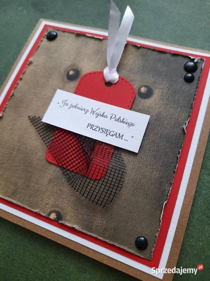 Kartka na przysięgę żołnierza Dęblin