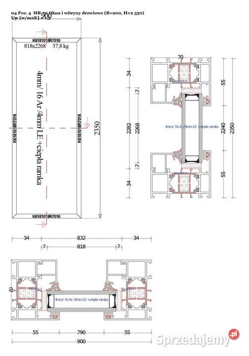 sprzedam okna aluminiowe najwyższej klasy z Bełchatów