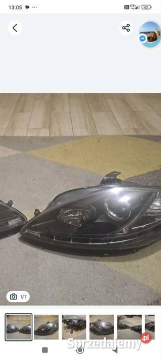 Lampy przednie seat Leon 2 podkarpackie