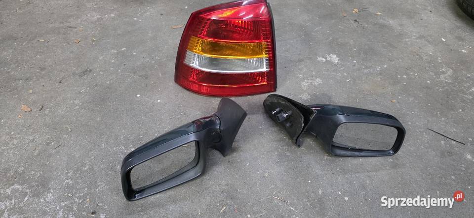 Lampy tyl przod i lusterka astra g Kosin