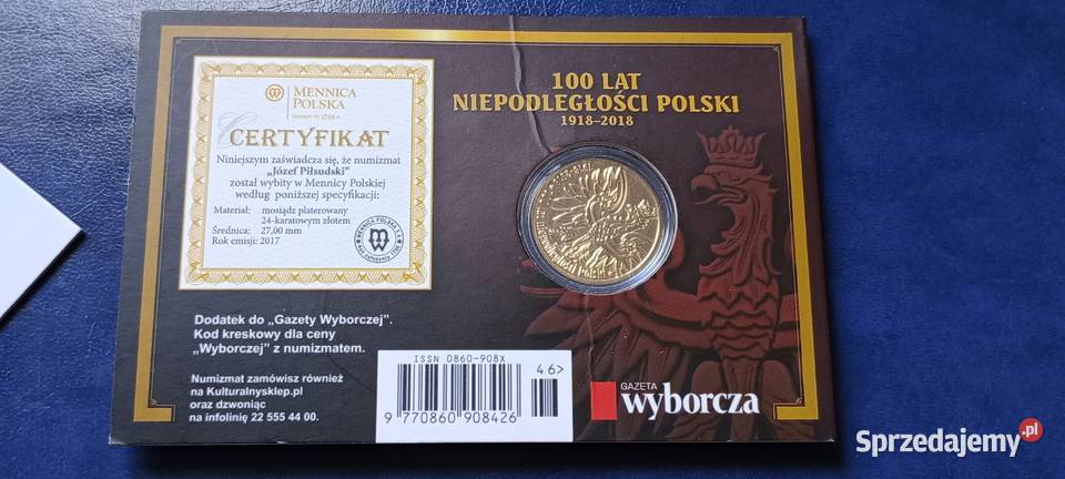 Stare monety Medal Piłsudki Polska 61 Lesko