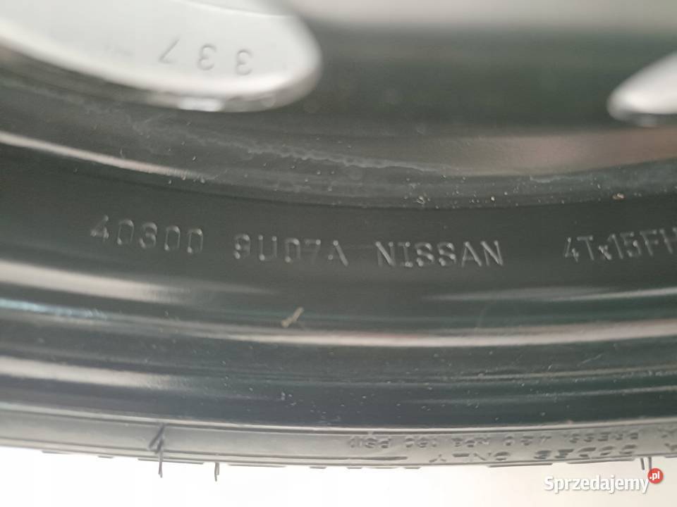 KOŁO DOJAZDOWE Nissan Note E11 12570 R15 4x100 Samochodowe
