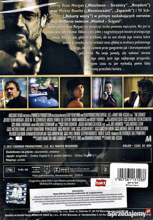 KURIER MICKEY ROURKE thiller Kultura i Rozrywka wielkopolskie Kalisz