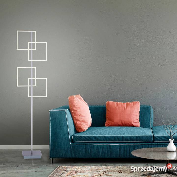 Paul Neuhaus Lampa stojąca LED Inigo szary metal Kobyla Góra