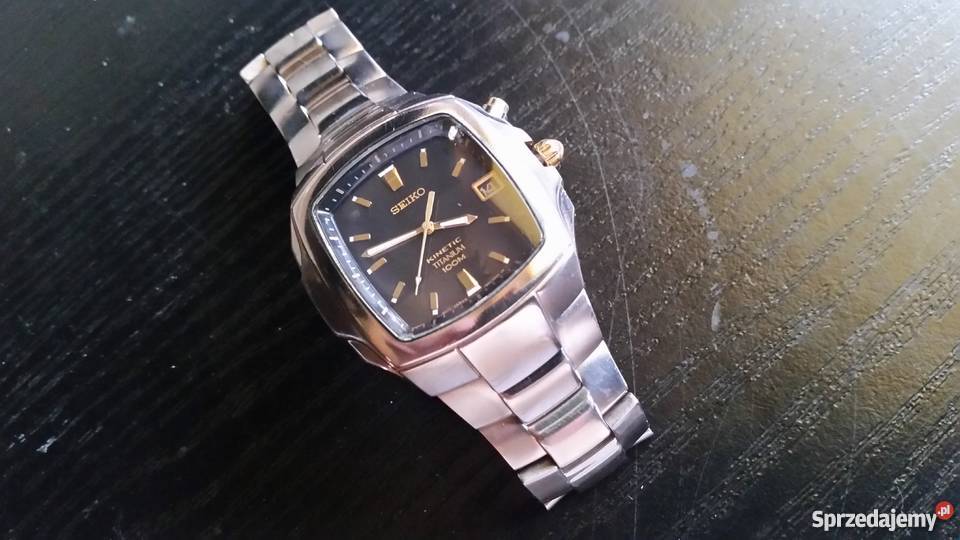SEIKO KINETIC TITANIUM Nowy akumulator Zegarki Stalowa Wola