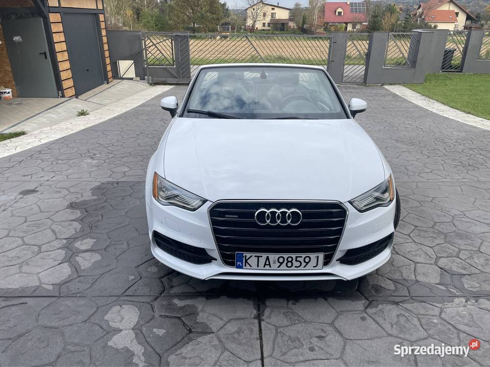 Audi A3 cabrio 20 TFSi quatrro Rok produkcji 2016 Więckowice