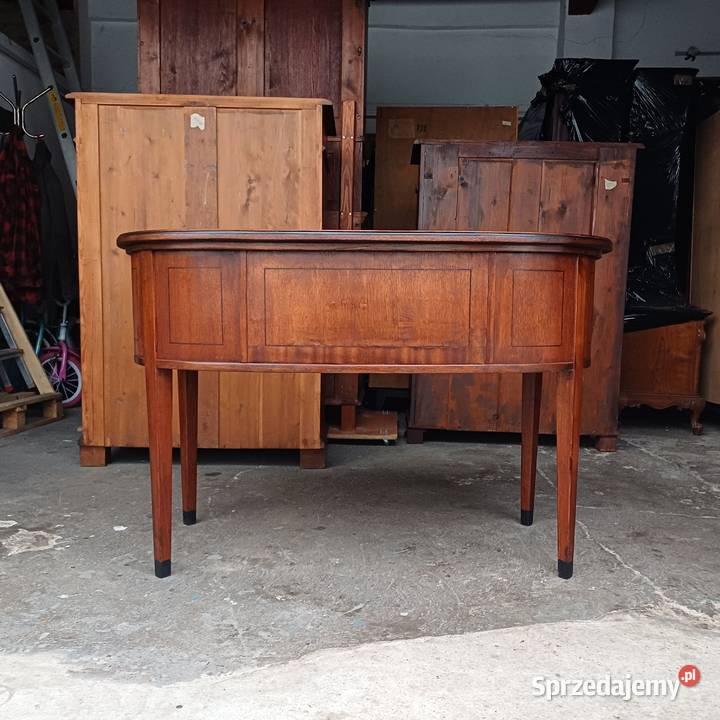 Antyczne Biurko w kształcie Nerki styl Angielski Meble Suchorzew