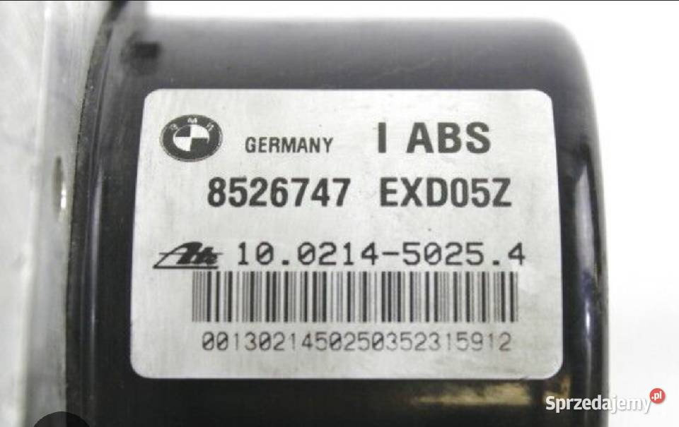 BMW K 1600 GT GTL 8526747 pompa hamulcowa ABS Pompy hamulcowe Grońsko