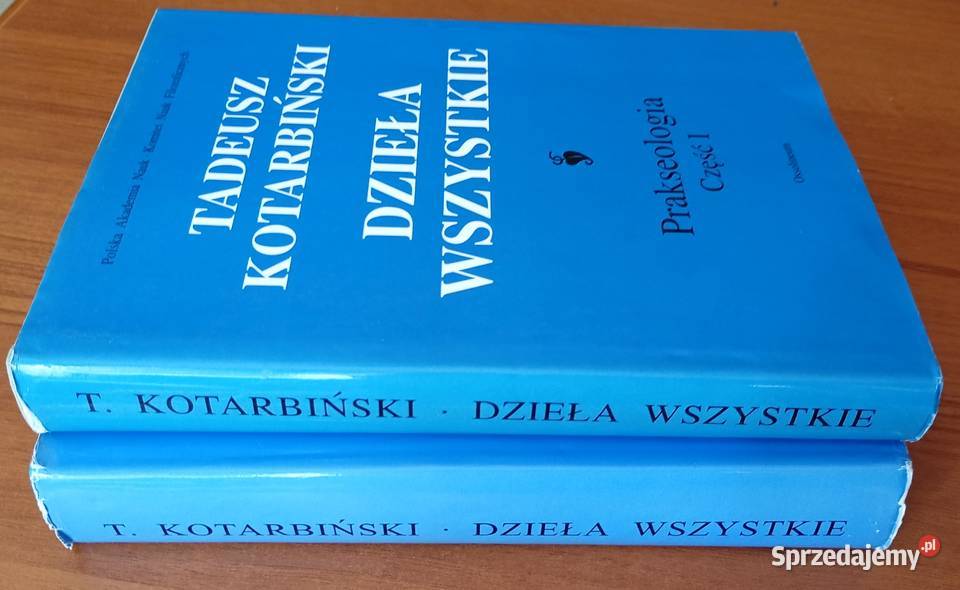 Prakseologia Cz 12 Tadeusz Kotarbiński Dzieła Podręczniki Gdańsk