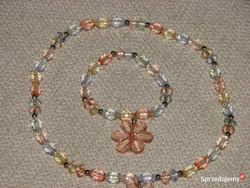 Biżuteria małej damy naszyjnik bransoletka Wrocław