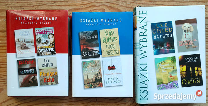 Książki wybrane 21 Cook Grisham Sparks Clark Sosnowiec sprzedam
