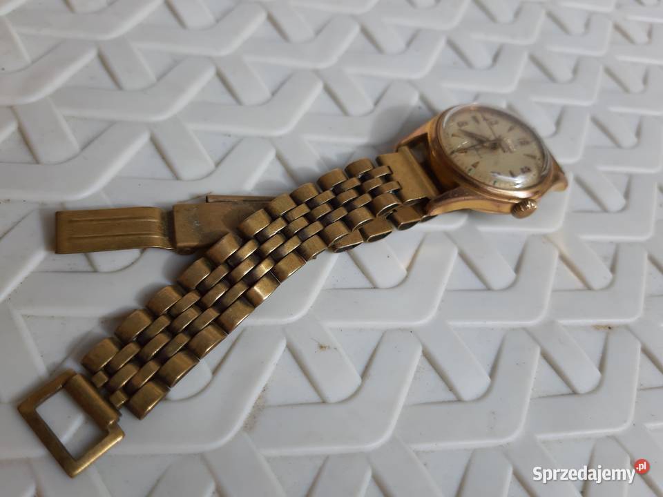 Atlantic zegarek 17rubis antyk Swiss made złoty