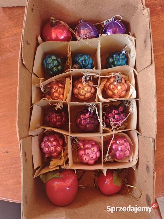 Bombki choinkowe PRL