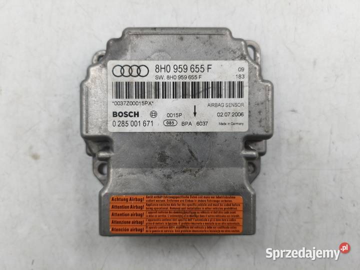 Moduł Poduszek Potwietrznych Sensor Airbag Audi mazowieckie Wyszków