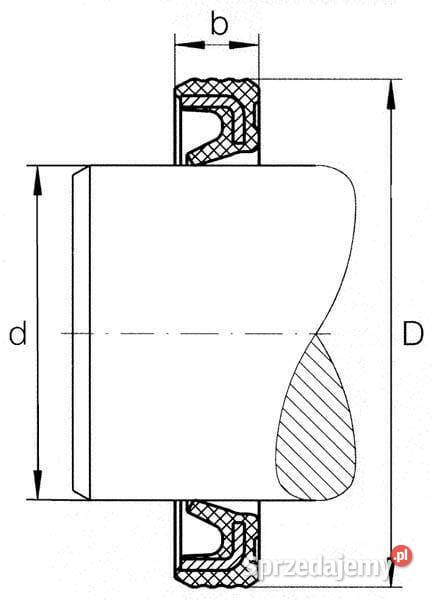 Uszczelka 20x52x6 RWDR04RNBRHLA Kamionna