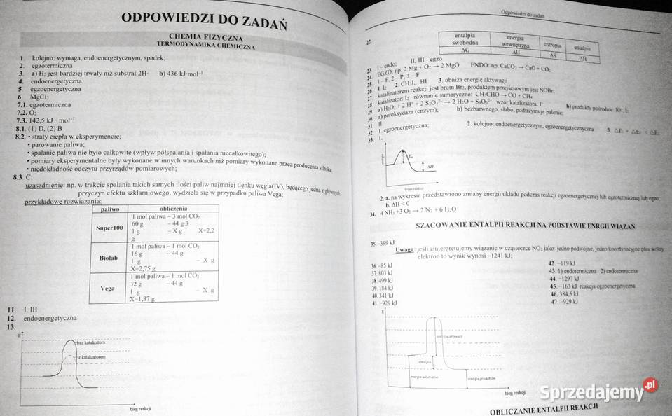 Chemia Zbiór zadań maturalnych z odpowiedziami lubelskie Chełm