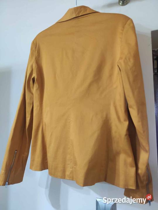 Musztardowa marynarka Amisu Marynarki i żakiety podlaskie Hajnówka sprzedam