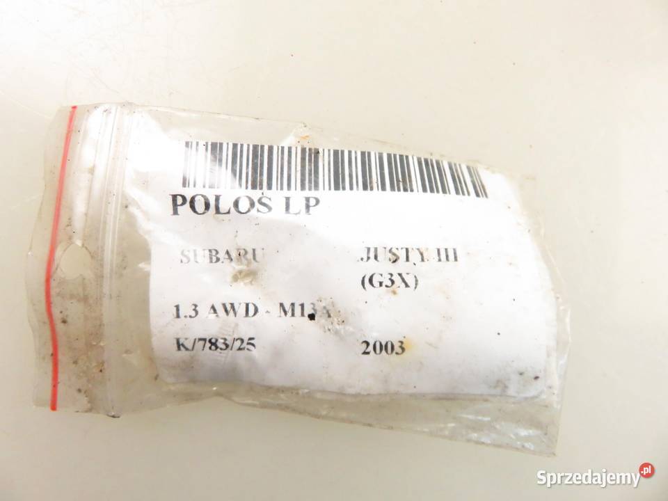 PÓŁOŚ LEWA PRZEDNIA SUBARU JUSTY III 13 AWD osobowe