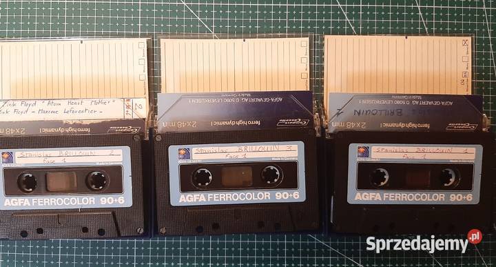 Kasety magnetofonowe TDK AGFA BASF nowe zestaw10 Gdynia