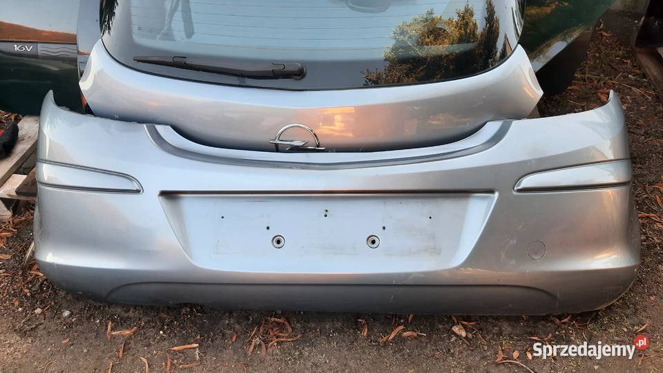 zderzak tylny klapa Opel Corsa D lak Z157 w Dębno